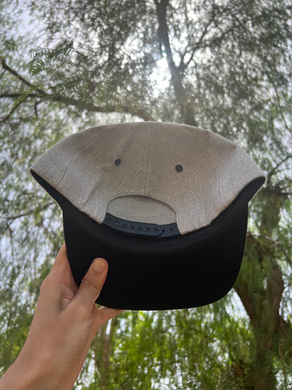 ECHO Gray and Black Snapback Cap