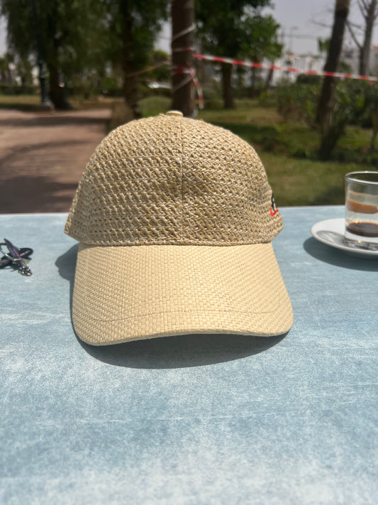 Woven Straw-Style Baseball Cap