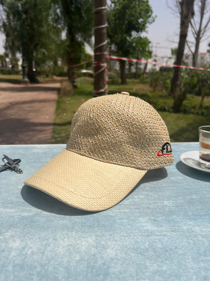Woven Straw-Style Baseball Cap