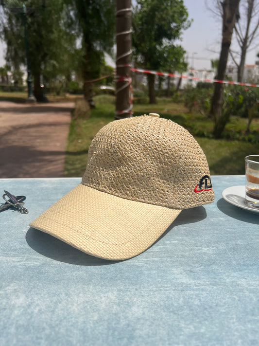 Woven Straw-Style Baseball Cap