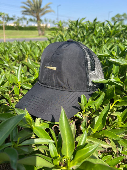 Black Mesh Baseball Cap