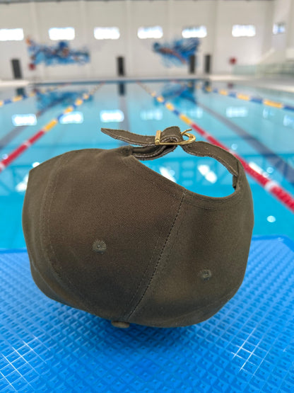 Olive Green Haiti Emblem Snapback Cap