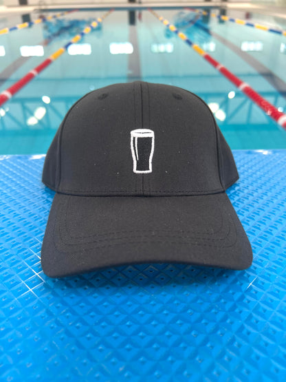 Black Pint Glass Baseball Cap