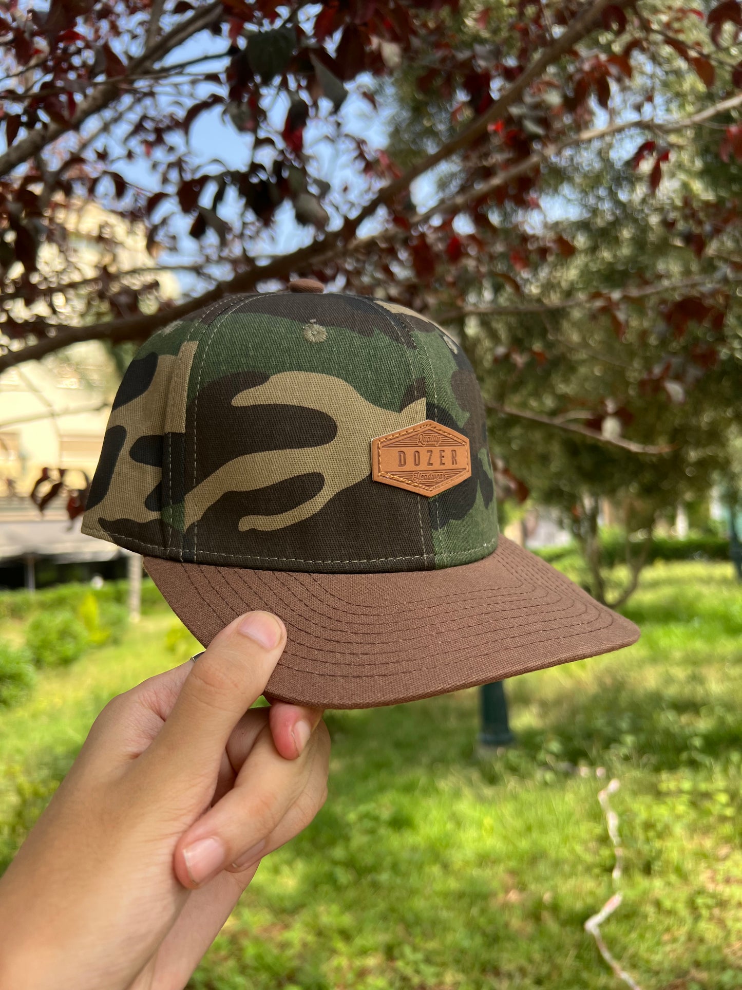 Dozer Camo Snapback Cap