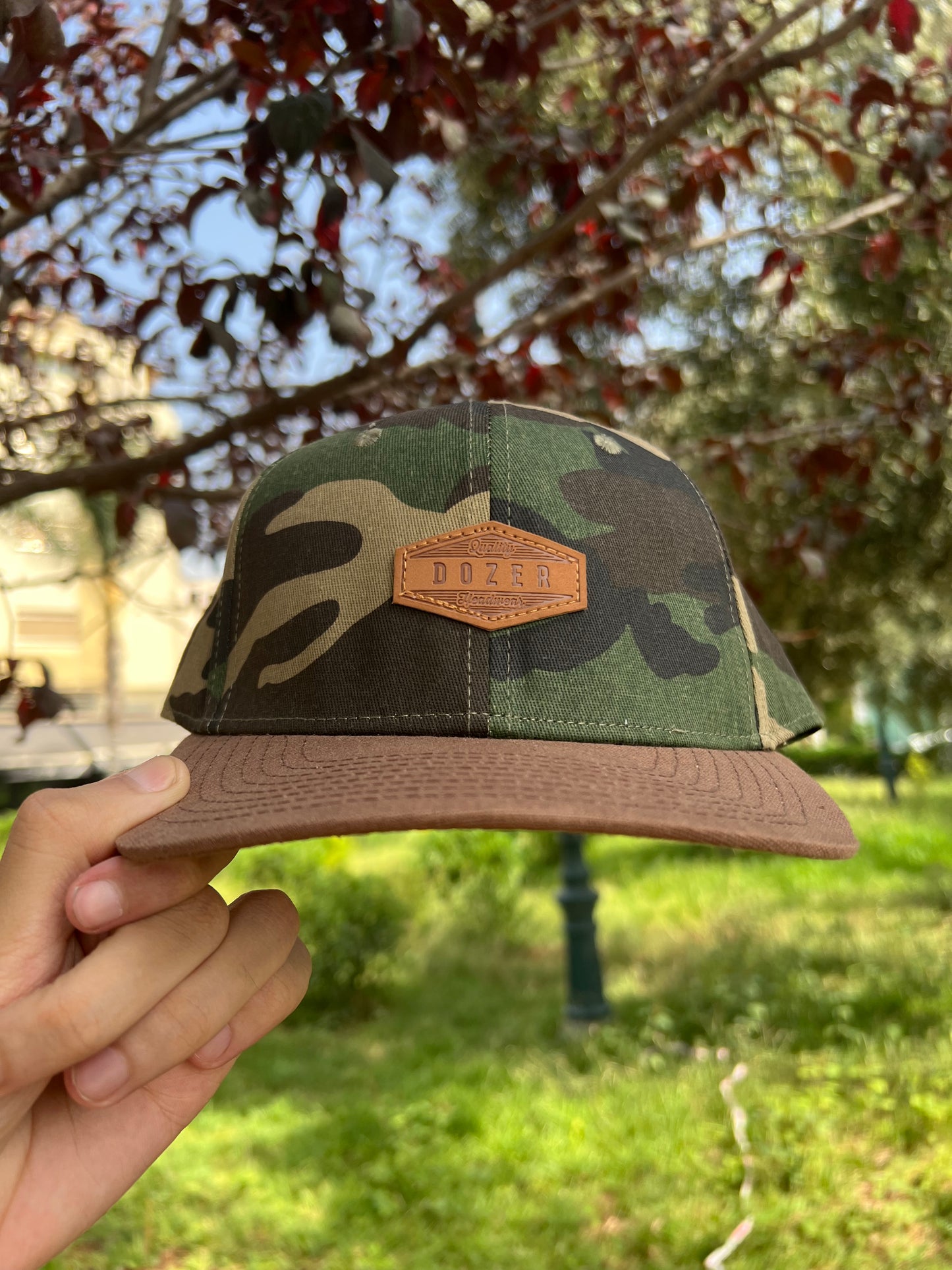 Dozer Camo Snapback Cap
