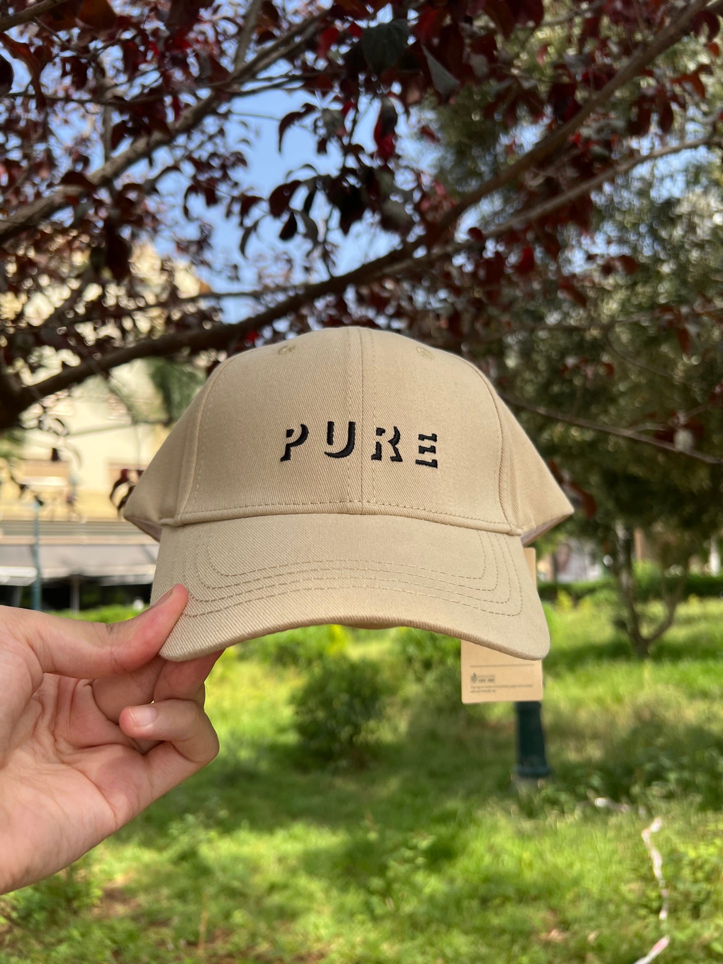 Pure Beige Cap