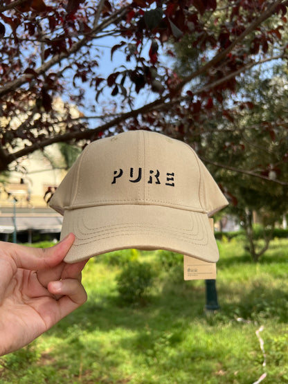 Pure Beige Cap