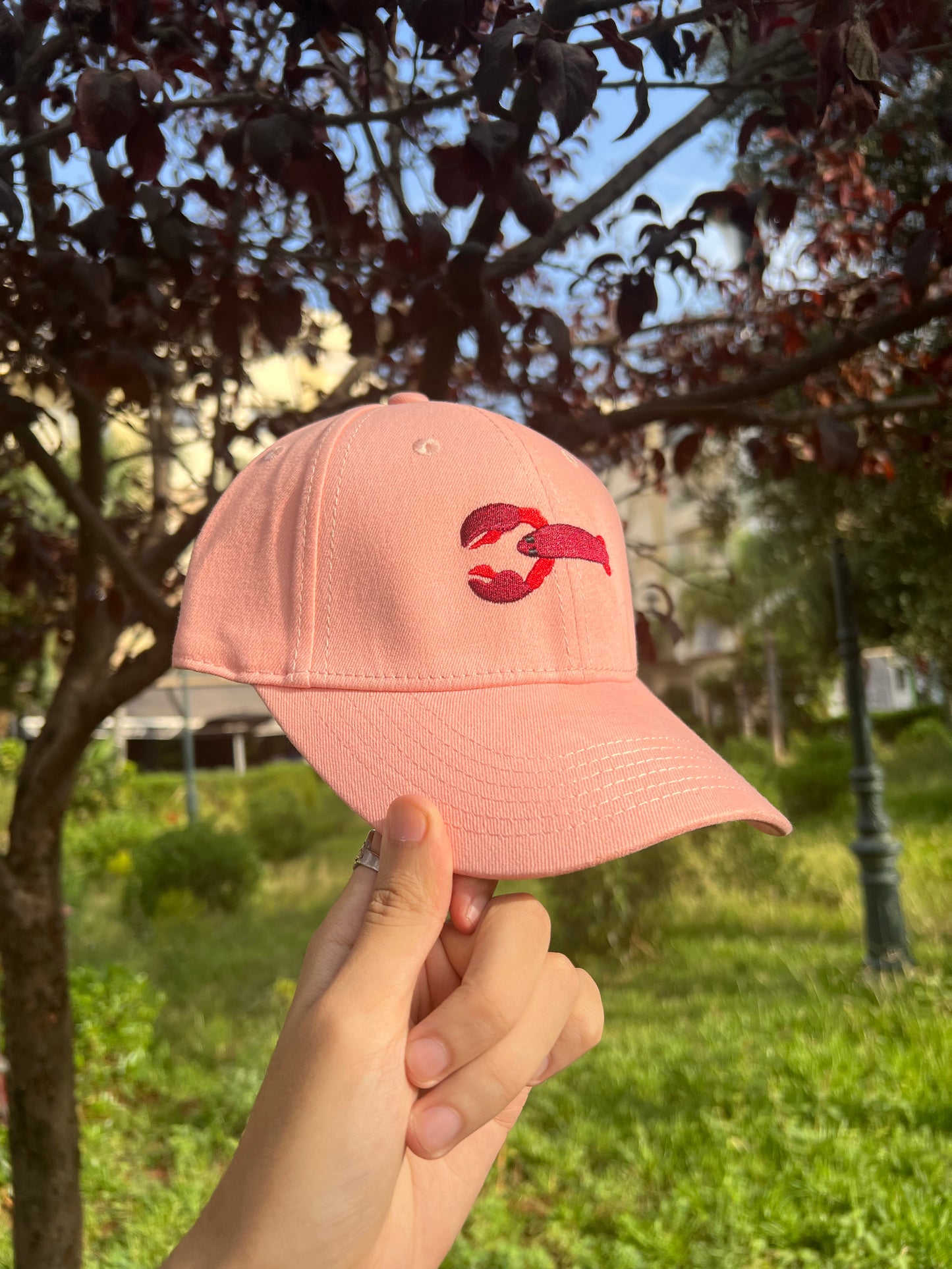 Pink Lobster Cap