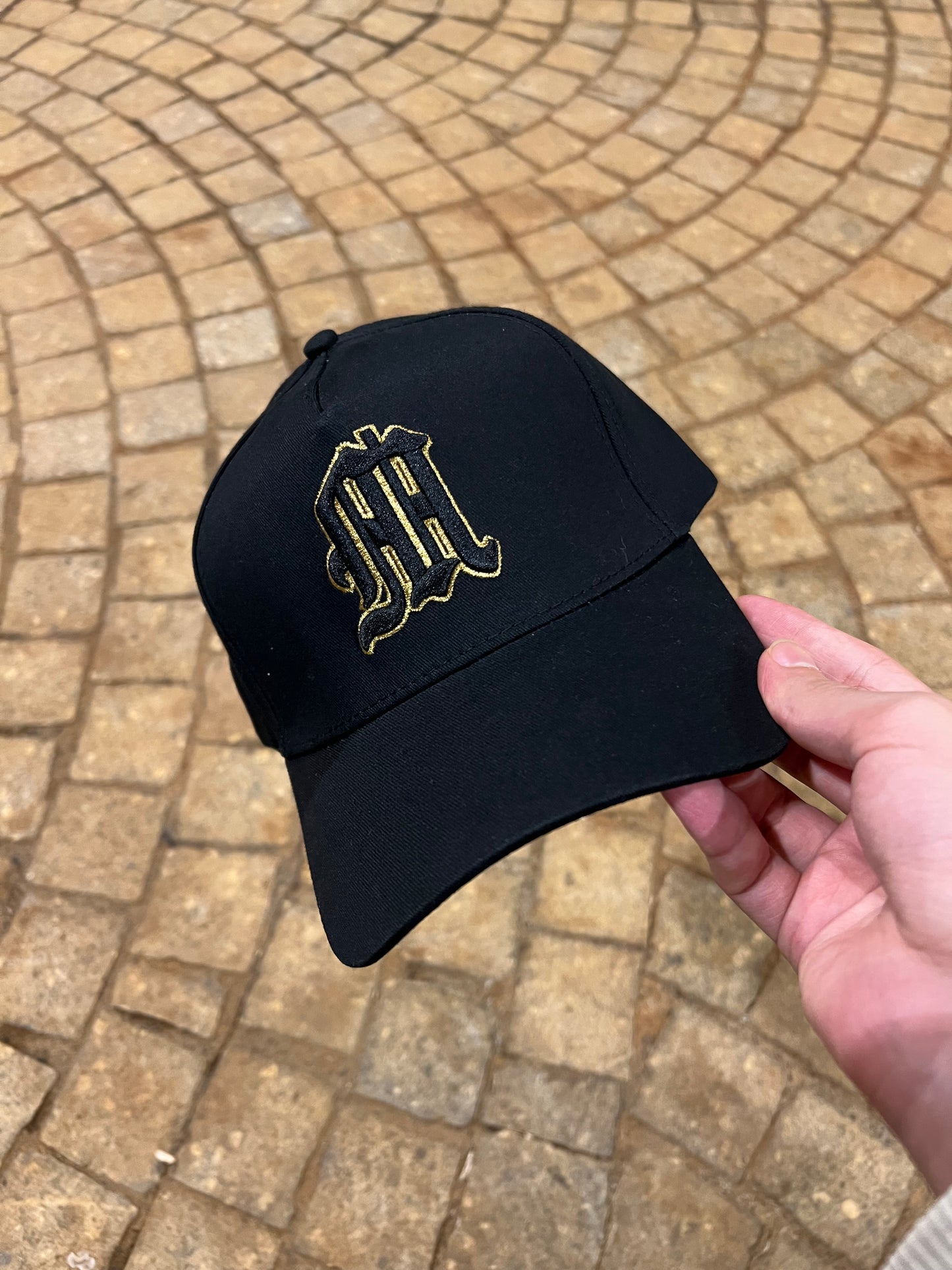 "Golden Initials Cap"