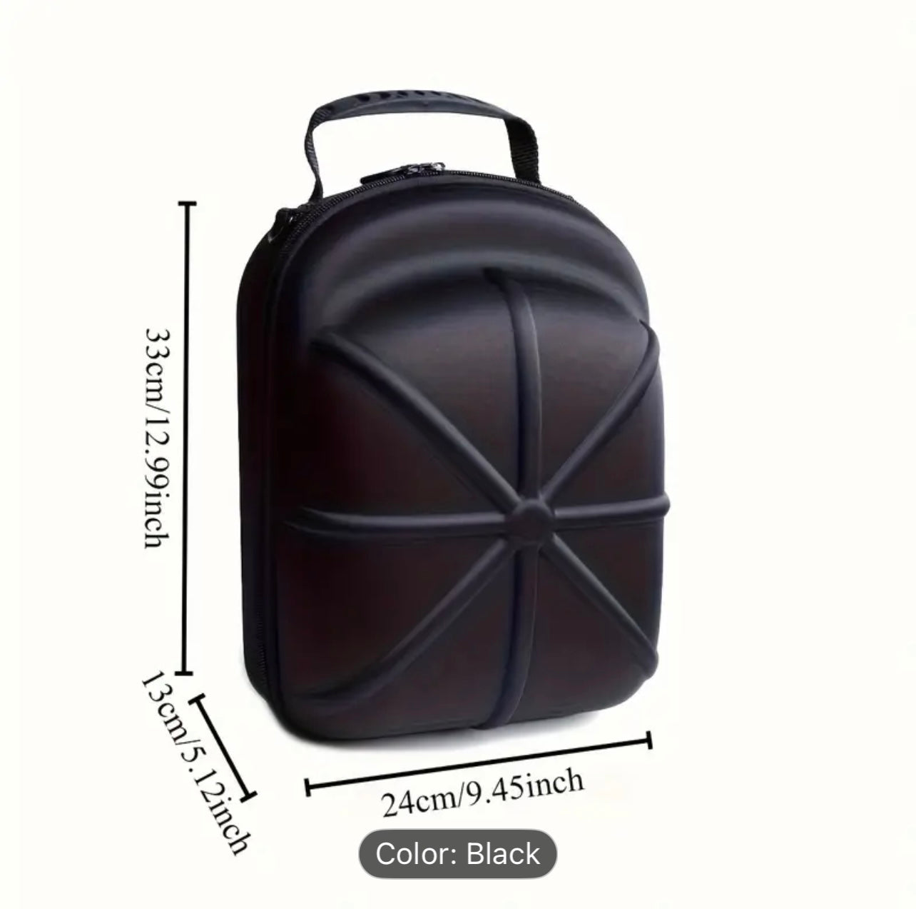 Black Cap Carrier Travel Case