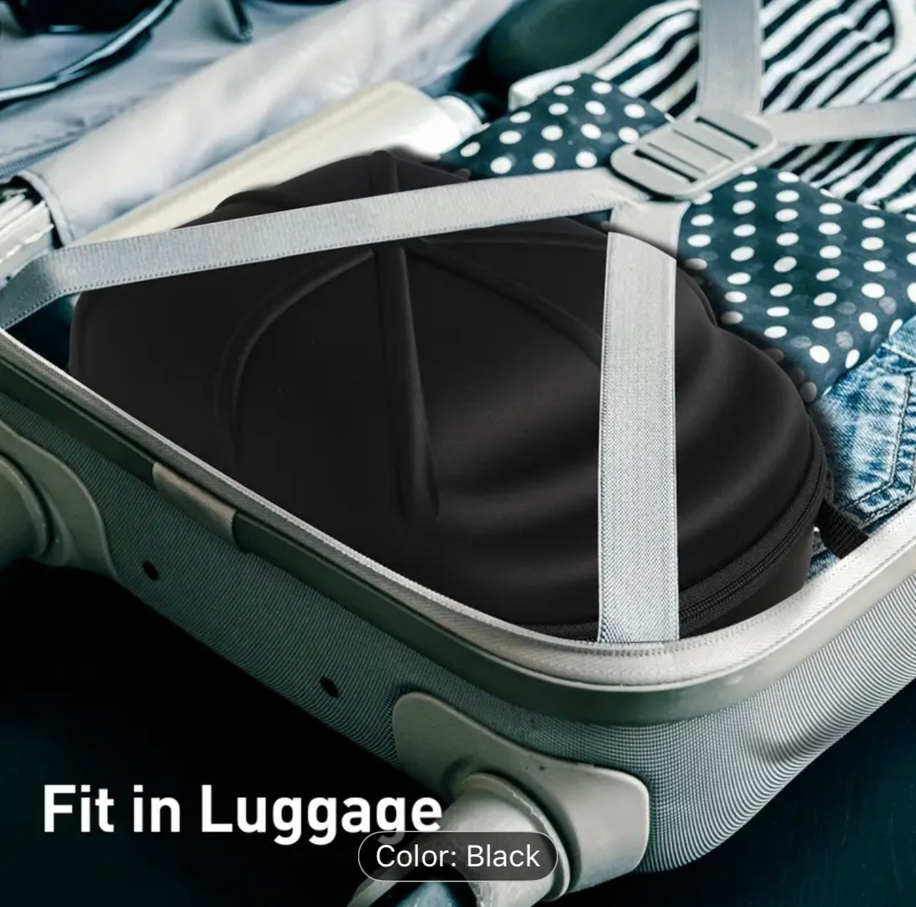 Black Cap Carrier Travel Case