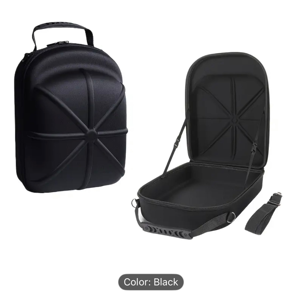 Black Cap Carrier Travel Case