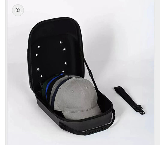 Black Cap Carrier Travel Case