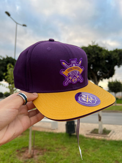 Purple & Gold "Royal Fighters" Cap