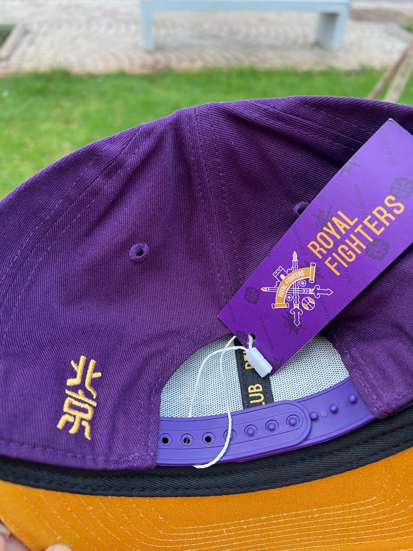 Purple & Gold "Royal Fighters" Cap