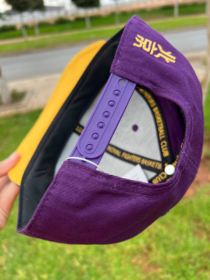 Purple & Gold "Royal Fighters" Cap