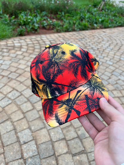 Sunset Paradise Palm Cap