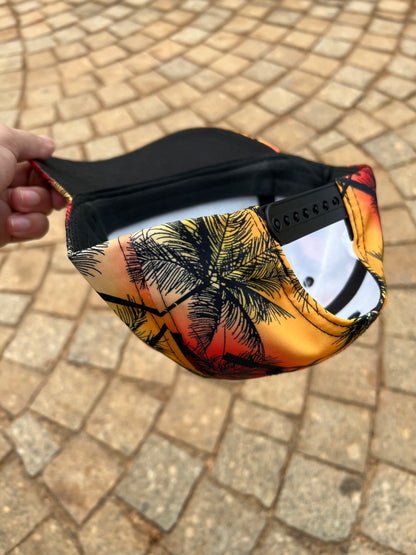 Sunset Paradise Palm Cap
