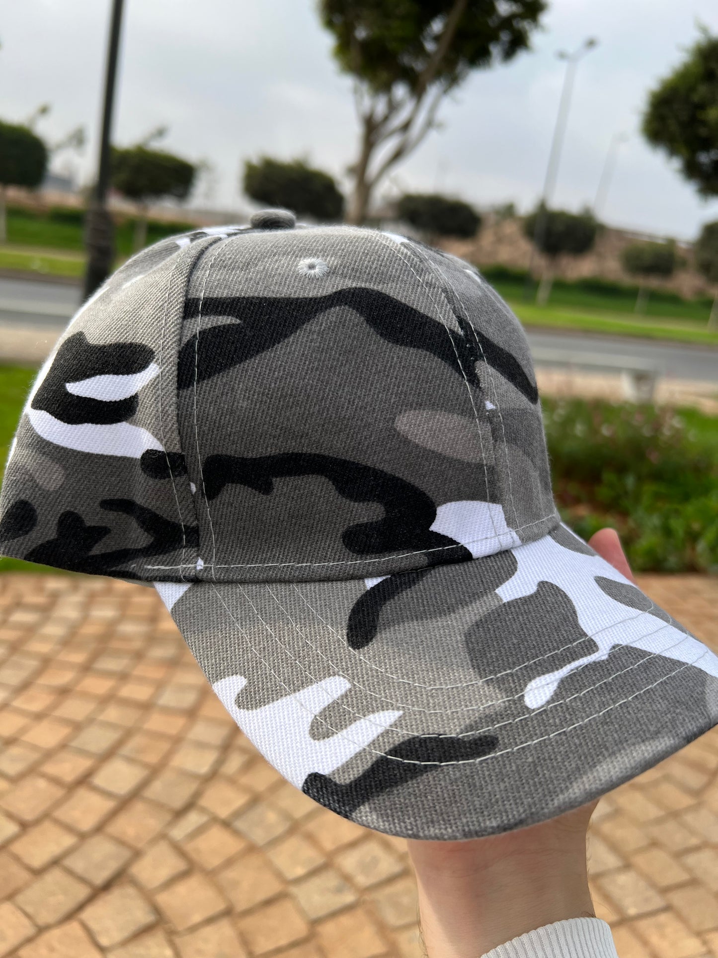 “Urban Camo Baseball Cap – Gray Edition”