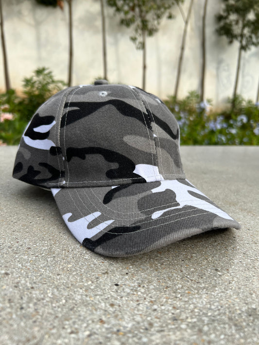 “Urban Camo Baseball Cap – Gray Edition”