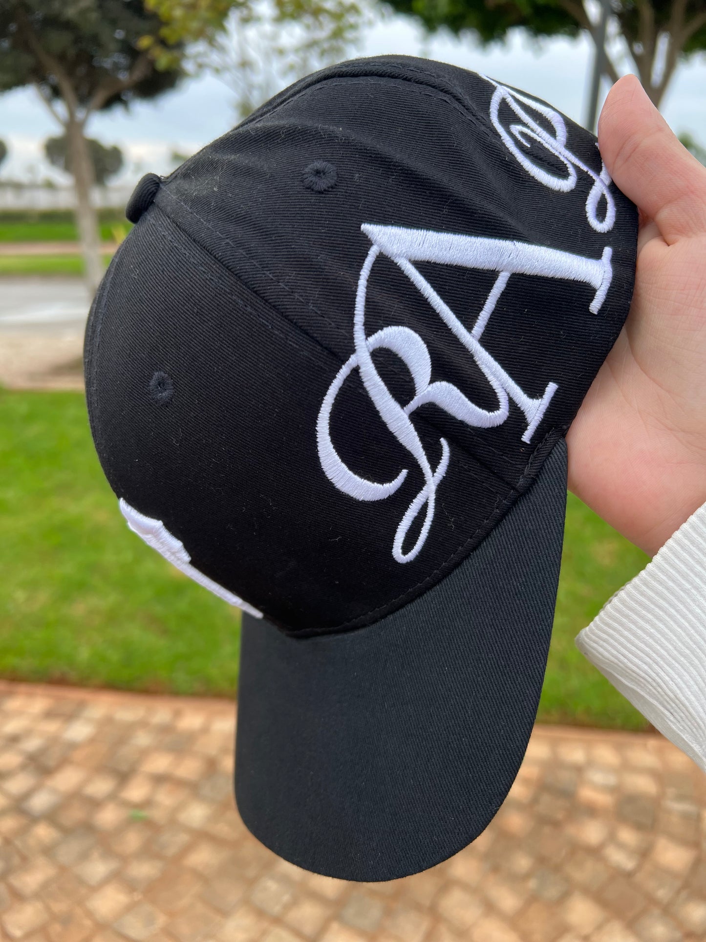 AR Gothic Black Snapback Cap