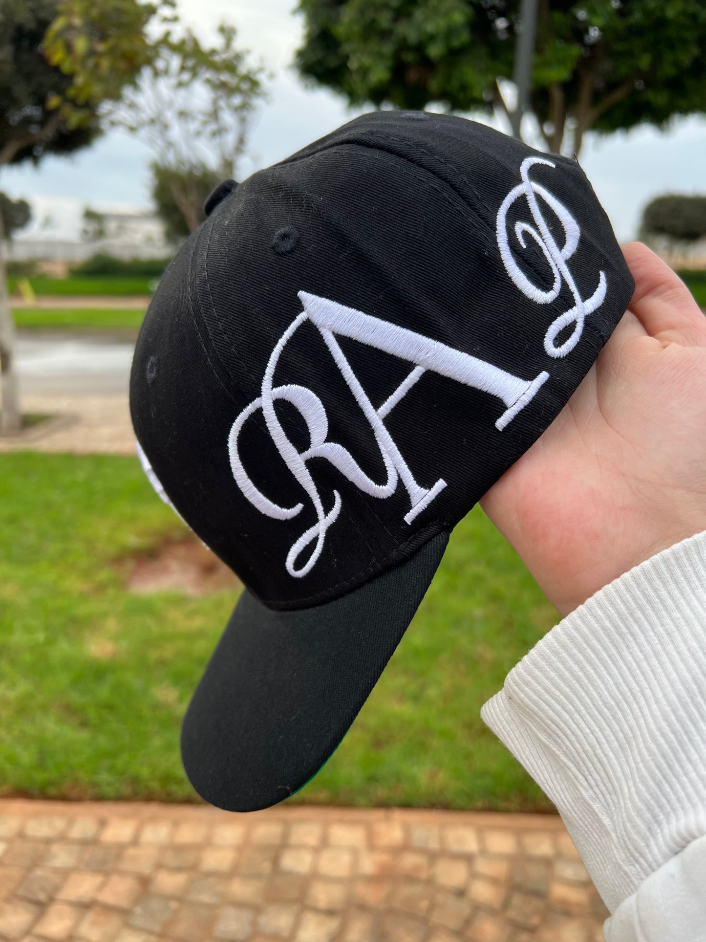 AR Gothic Black Snapback Cap