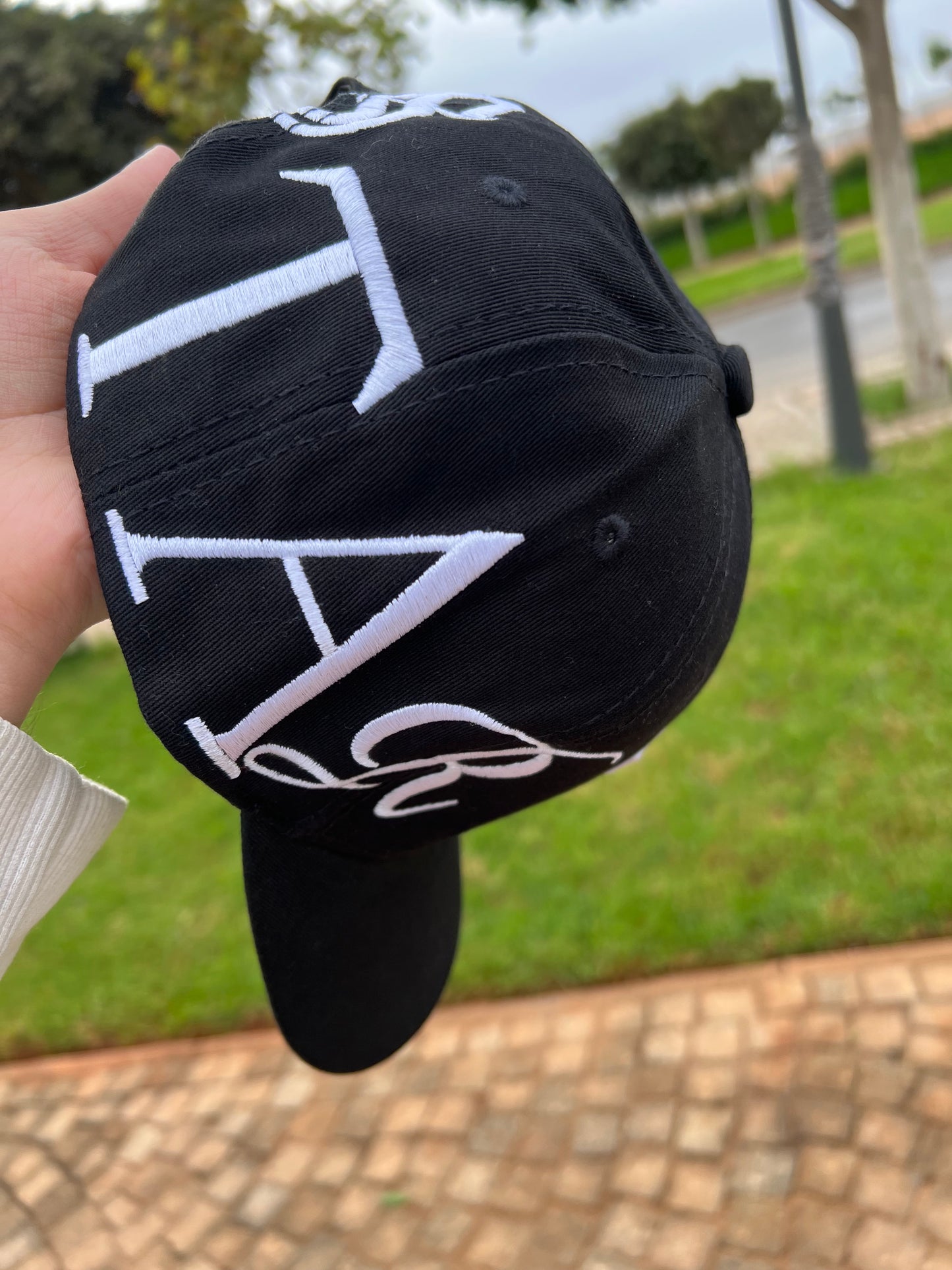 AR Gothic Black Snapback Cap