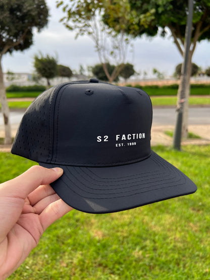 S2 Faction Black Performance Cap