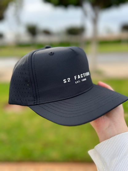 S2 Faction Black Performance Cap