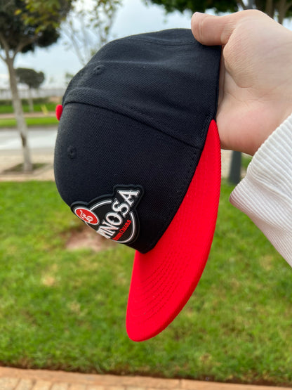 Espinosa Premium Cigars Black & Red Snapback Cap