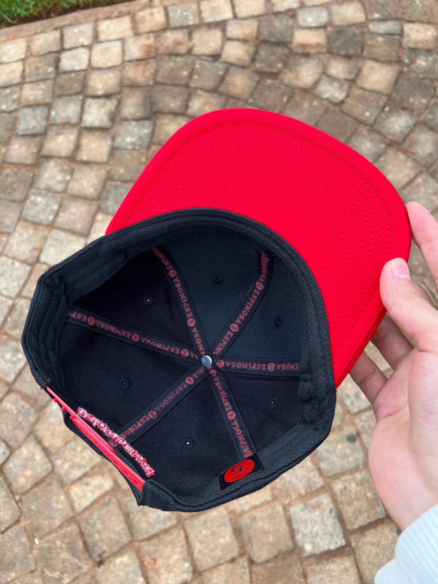 Espinosa Premium Cigars Black & Red Snapback Cap