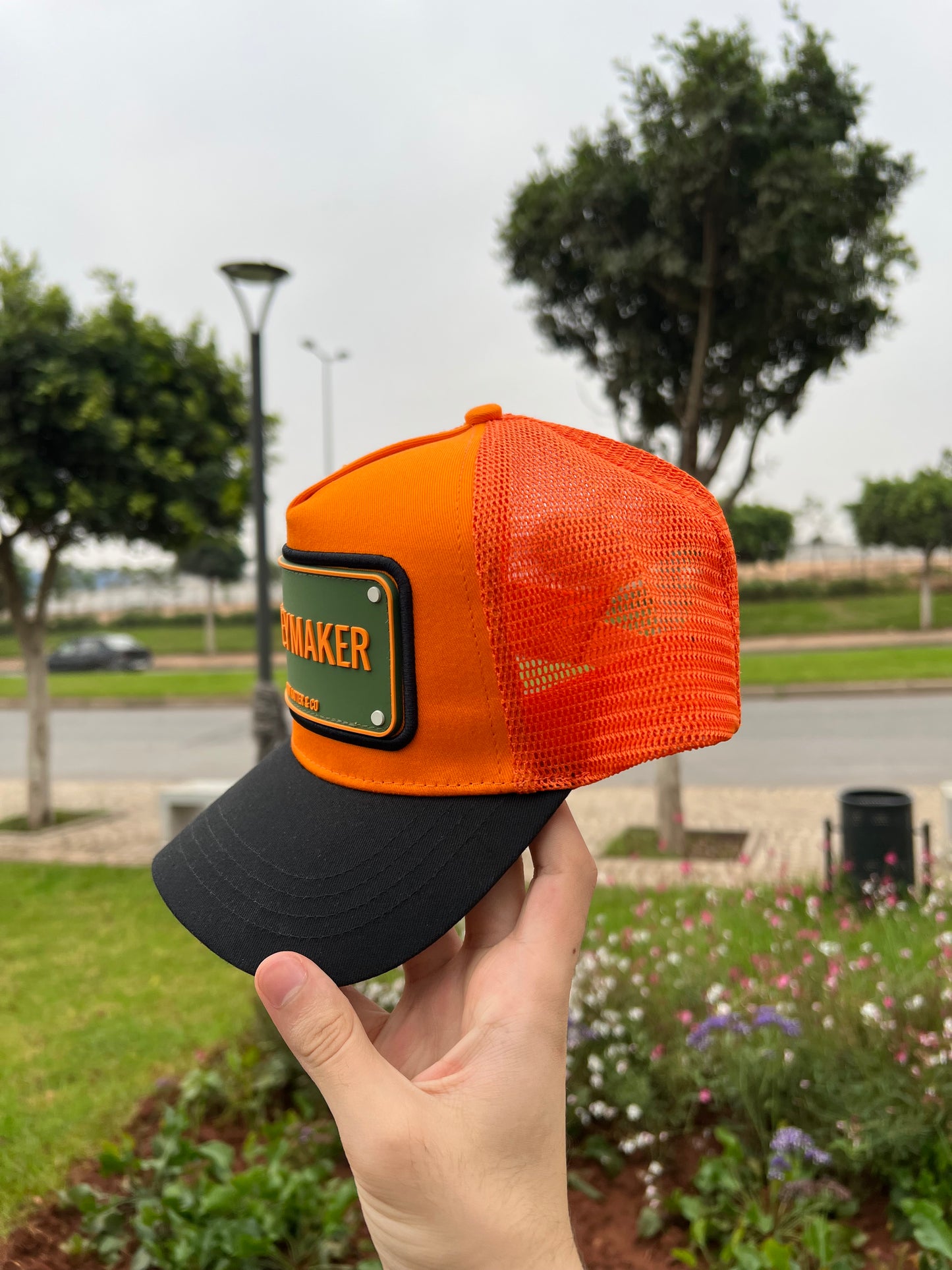 Moneymaker Orange Trucker Cap – John Hatter & Co