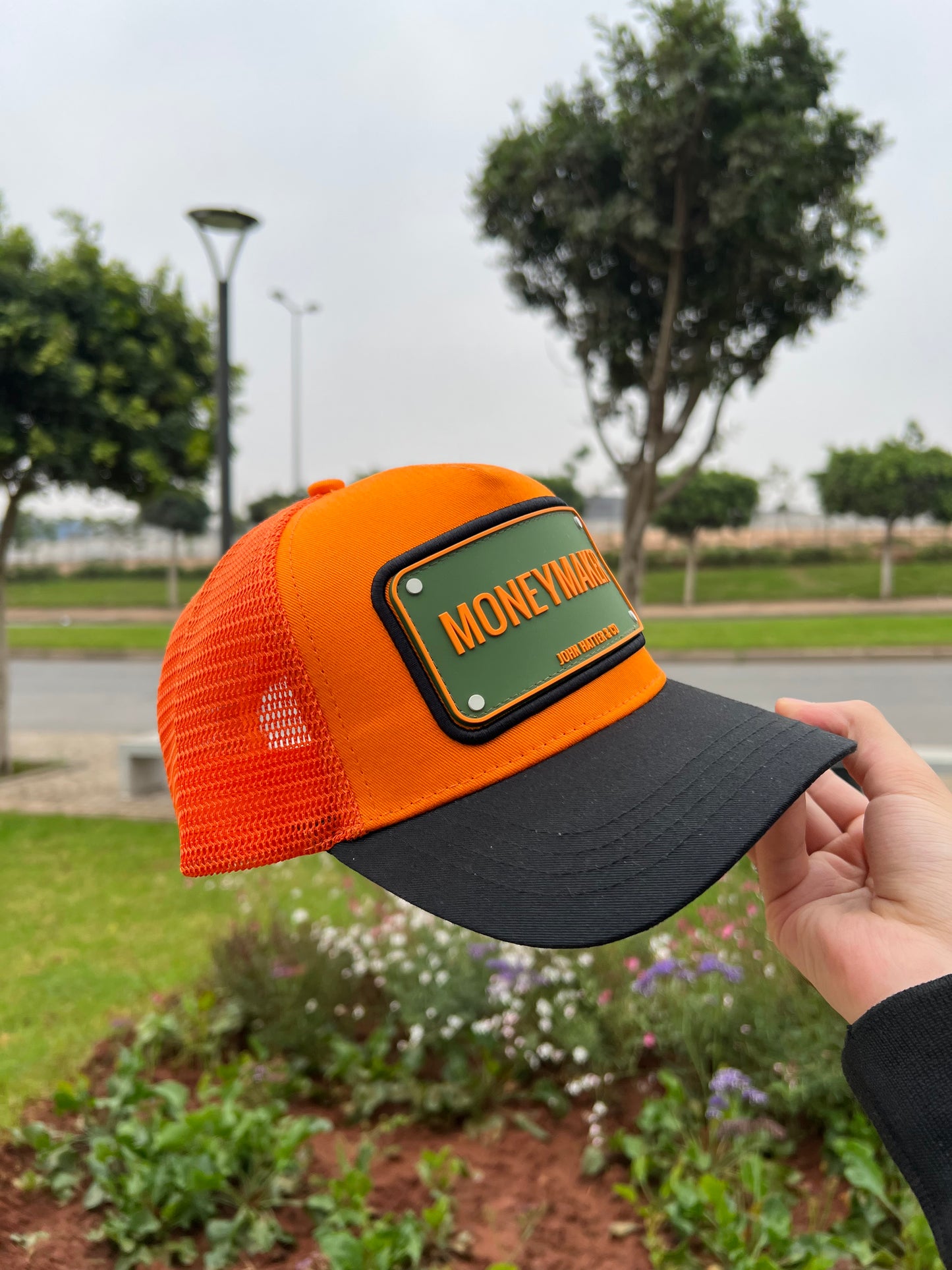 Moneymaker Orange Trucker Cap – John Hatter & Co