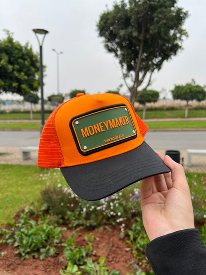 Moneymaker Orange Trucker Cap – John Hatter & Co