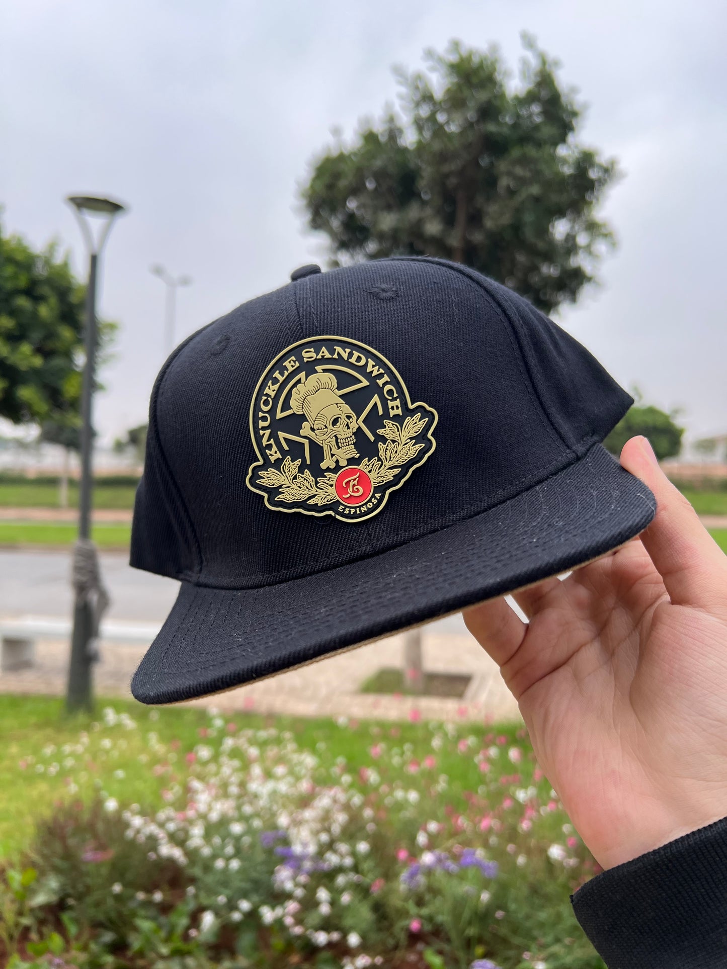 Knuckle Sandwich x Espinosa Black Snapback Cap