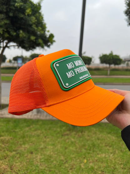 No Money No Problem Orange Trucker Cap – John Hatter & Co