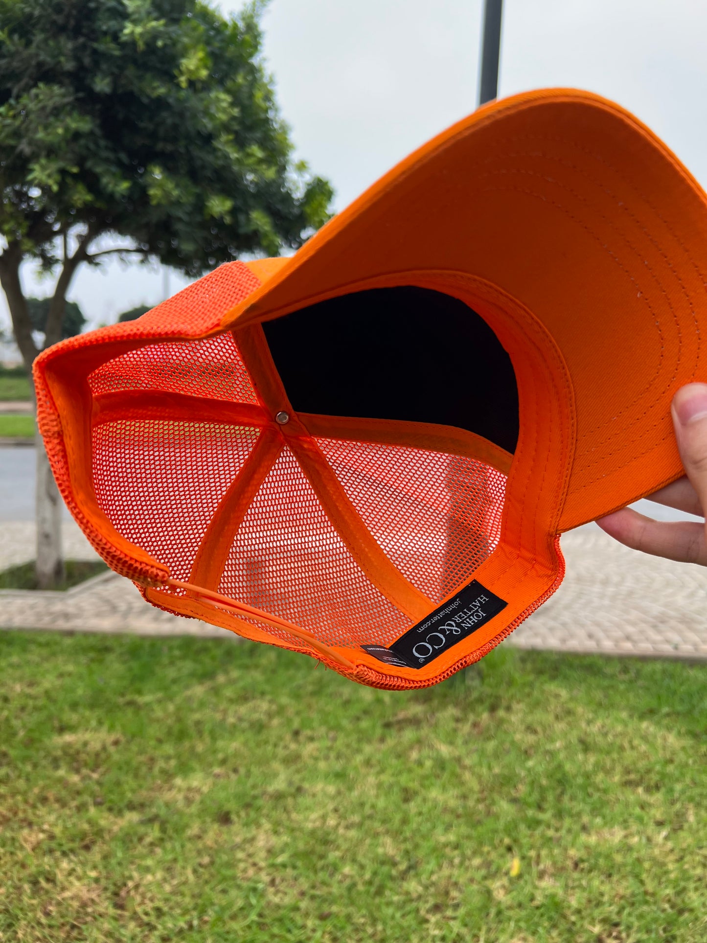 No Money No Problem Orange Trucker Cap – John Hatter & Co