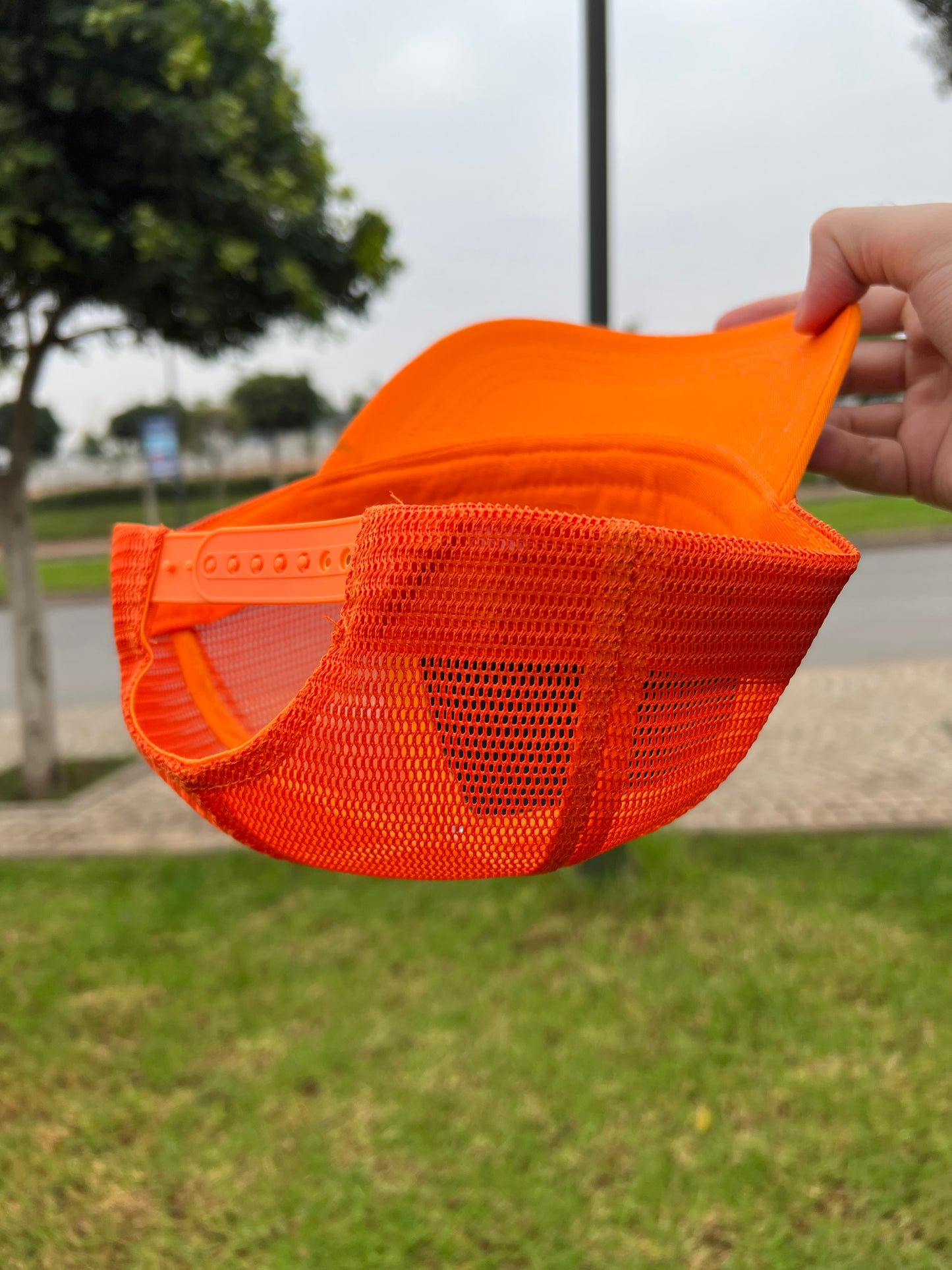 No Money No Problem Orange Trucker Cap – John Hatter & Co