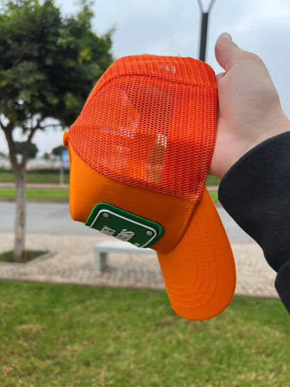 No Money No Problem Orange Trucker Cap – John Hatter & Co