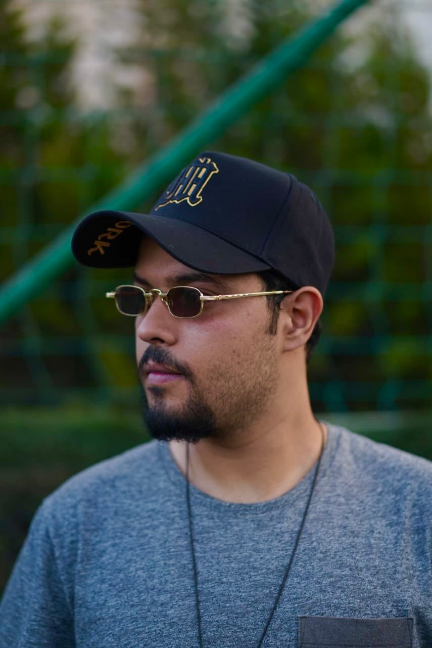 "Golden Initials Cap"