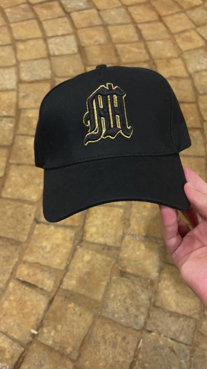 "Golden Initials Cap"