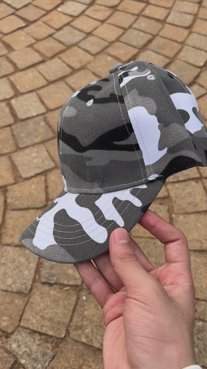 “Urban Camo Baseball Cap – Gray Edition”