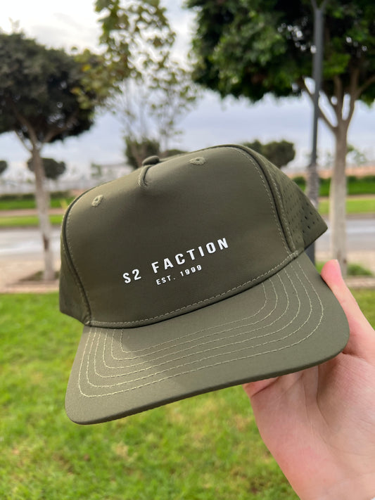 S2 Faction Olive Performance Cap